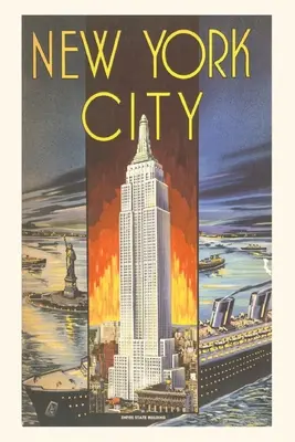 Vintage Journal Empire State Building, Nowy Jork - Vintage Journal Empire State Building, New York City