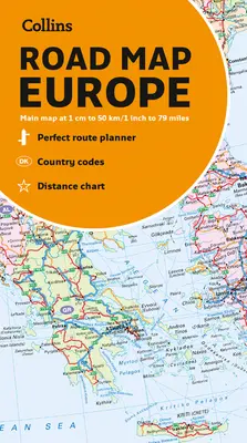 Collins Mapa Europy - Collins Map of Europe