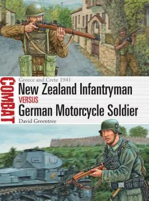 Nowozelandzki piechur kontra niemiecki żołnierz na motocyklu: Grecja i Kreta 1941 - New Zealand Infantryman Vs German Motorcycle Soldier: Greece and Crete 1941