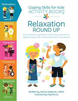 Umiejętności radzenia sobie z książkami aktywności dla dzieci: Relaksacja na okrągło - Coping Skills for Kids Activity Books: Relaxation Round Up