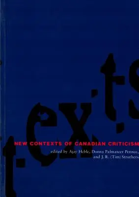 Nowe konteksty krytyki kanadyjskiej - New Contexts of Canadian Criticism