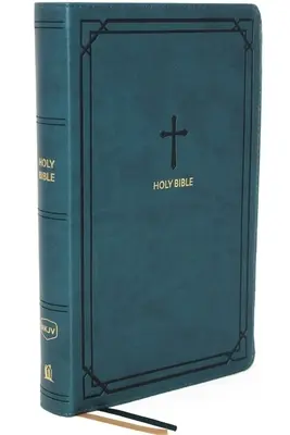 Nkjv, Biblia źródłowa, kompaktowa, skórzana miękka, turkusowa, wydanie z czerwonymi literami, wygodny druk: Biblia Święta, Nowa Wersja Króla Jakuba - Nkjv, Reference Bible, Compact, Leathersoft, Teal, Red Letter Edition, Comfort Print: Holy Bible, New King James Version