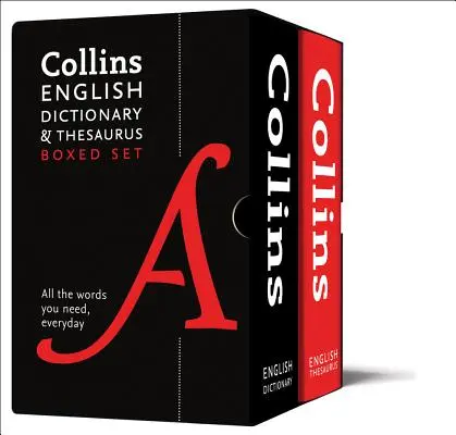 Collins English Słownik i Tezaurus Boxed Set - Collins English Dictionary and Thesaurus Boxed Set