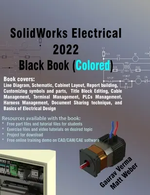 SolidWorks Electrical 2022 Czarna książka (kolorowa) - SolidWorks Electrical 2022 Black Book (Colored)