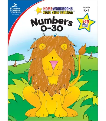 Liczby 0-30, klasy K - 1: Gold Star Edition - Numbers 0-30, Grades K - 1: Gold Star Edition