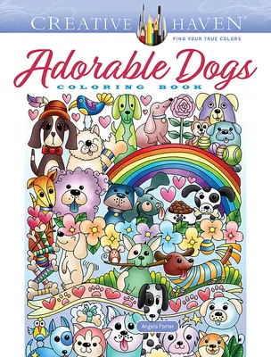 Kolorowanka Creative Haven z uroczymi psami - Creative Haven Adorable Dogs Coloring Book