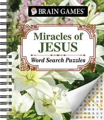 Gry umysłowe - puzzle z wyszukiwaniem słów o cudach Jezusa - Brain Games - Miracles of Jesus Word Search Puzzles