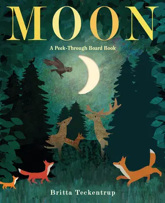 Księżyc: Książka z obrazkami - Moon: A Peek-Through Board Book