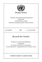 Seria traktatów 3019 (wydanie angielskie/francuskie) - Treaty Series 3019 (English/French Edition)