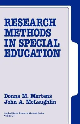 Metody badawcze w edukacji specjalnej - Research Methods in Special Education