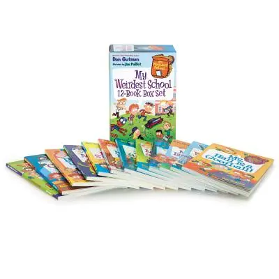 Zestaw 12 książek Moja najdziwniejsza szkoła: Książki 1-12 - My Weirdest School 12-Book Box Set: Books 1-12