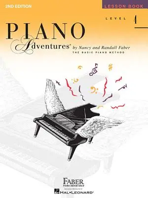 Poziom 4 - Książka z lekcjami: Przygody z fortepianem - Level 4 - Lesson Book: Piano Adventures