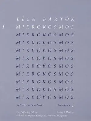 Bela Bartok - Mikrokosmos Volume 1 (Blue): 153 progresywne utwory fortepianowe - Bela Bartok - Mikrokosmos Volume 1 (Blue): 153 Progressive Piano Pieces