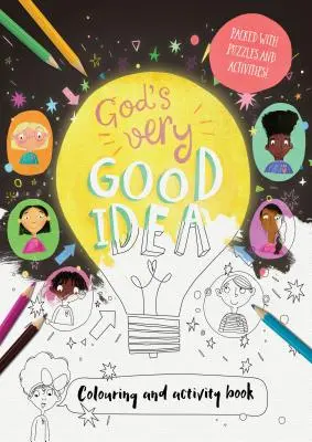 Bardzo dobry pomysł Boga - książka do kolorowania i ćwiczeń: Pełen zagadek i aktywności - God's Very Good Idea - Coloring and Activity Book: Packed with Puzzles and Activities