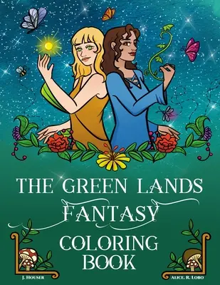 Kolorowanka fantasy „Zielone krainy - The Green Lands Fantasy Coloring Book