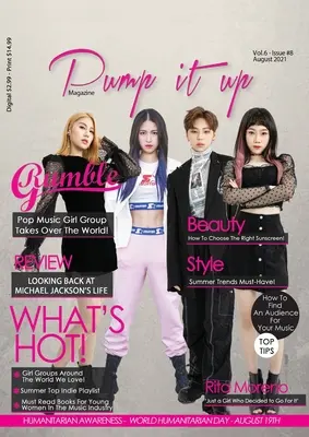 Pump it up Magazine - K-popowa sensacja RUMBLE G - sierpień 2021 r. - Pump it up Magazine - K-Pop Sensation RUMBLE G - August 2021