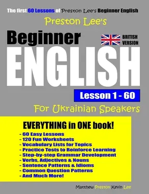 Angielski dla początkujących Preston Lee Lekcja 1 - 60 dla osób mówiących po ukraińsku (wersja brytyjska) - Preston Lee's Beginner English Lesson 1 - 60 For Ukrainian Speakers (British Version)