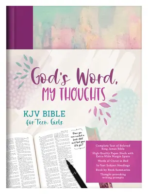 Słowo Boże, moje myśli Biblia KJV dla nastoletnich dziewcząt - God's Word, My Thoughts KJV Bible for Teen Girls