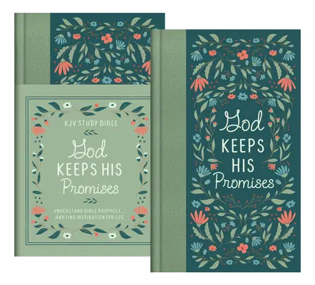 God Keeps His Promises KJV Study Bible [Sage Floral]: Zrozum proroctwa biblijne. i znajdź inspirację do życia - God Keeps His Promises KJV Study Bible [Sage Floral]: Understand Bible Prophecy. . .and Find Inspiration for Life