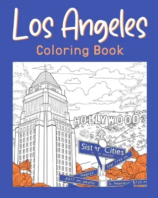 Kolorowanka Los Angeles - Los Angeles Coloring Book