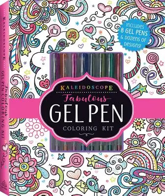 Kalejdoskop: Fabulous Gel Pen Coloring Kit [With Pens/Pencils] - Kaleidoscope: Fabulous Gel Pen Coloring Kit [With Pens/Pencils]