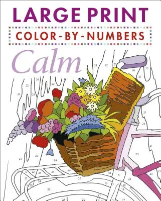 Mindfulness Color-By-Numbers w dużym druku - Mindfulness Color-By-Numbers Large Print