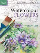 Kwiaty akwarelowe gotowe do malowania - Ready to Paint Watercolour Flowers