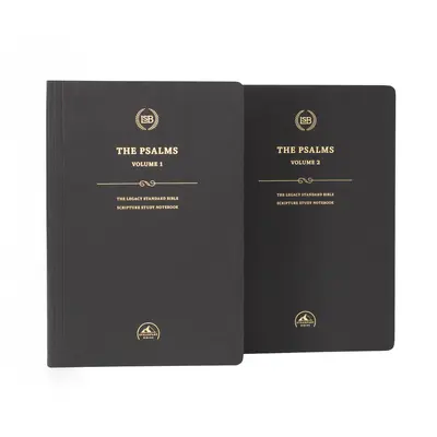Notatnik do studiowania Pisma Świętego Lsb, Psalmy: Zestaw dwóch tomów - Lsb Scripture Study Notebook, Psalms: Two Volume Set