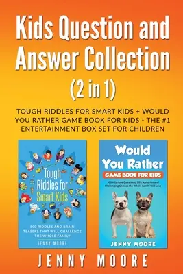 Kolekcja pytań i odpowiedzi dla dzieci (2 w 1): Tough Riddles for Smart Kids + Would You Rather Game Book for Kids - The #1 Entertainment Box Set for Ch - Kids Question and Answer Collection (2 in 1): Tough Riddles for Smart Kids + Would You Rather Game Book for Kids - The #1 Entertainment Box Set for Ch