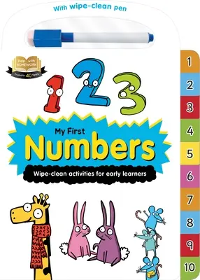 Pomoc w odrabianiu lekcji: Moje pierwsze cyferki: Zeszyt ćwiczeń do wycierania dla dzieci powyżej 2 roku życia - Help with Homework: My First Numbers: Wipe-Clean Workbook for 2+ Year-Olds