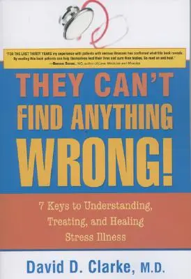 Nie mogą znaleźć nic złego! 7 kluczy do zrozumienia, leczenia i uzdrawiania choroby stresowej - They Can't Find Anything Wrong!: 7 Keys to Understanding, Treating, and Healing Stress Illness