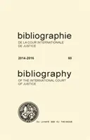 Bibliografia Międzynarodowego Trybunału Sprawiedliwości - Bibliography of the International Court of Justice