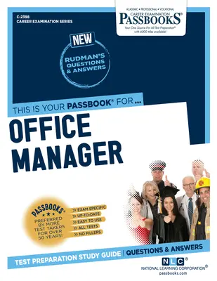 Office Manager (C-2398): Passbooks Study Guide