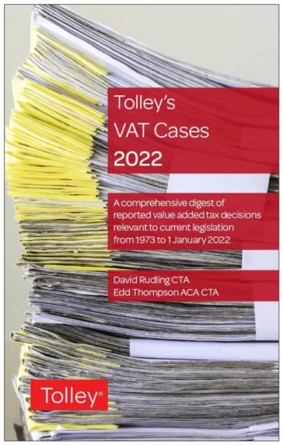 Przypadki VAT Tolleya 2022 - Tolley's VAT Cases 2022