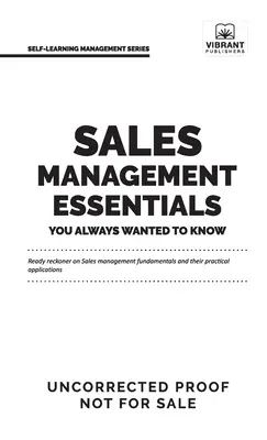Podstawy zarządzania sprzedażą, które zawsze chciałeś znać - Sales Management Essentials You Always Wanted To Know