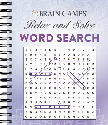 Brain Games - Relax and Solve: Wyszukiwanie słów (fioletowy) - Brain Games - Relax and Solve: Word Search (Purple)