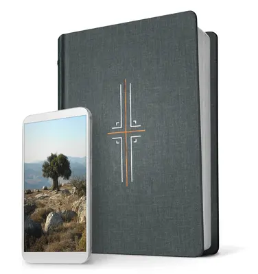 Filament Bible NLT (twarda oprawa, szara, z indeksem): Biblia drukowana+cyfrowa - Filament Bible NLT (Hardcover Cloth, Gray, Indexed): The Print+digital Bible