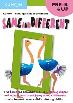 Umiejętności myślenia Pre K Same & Different - Thinking Skills Pre K Same & Different