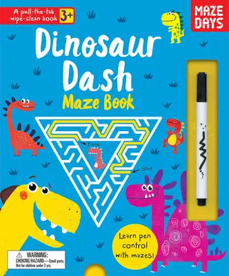 Książka z labiryntem Dinosaur Dash - Dinosaur Dash Maze Book