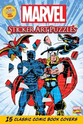 Naklejkowe łamigłówki Marvela - Marvel Sticker Art Puzzles