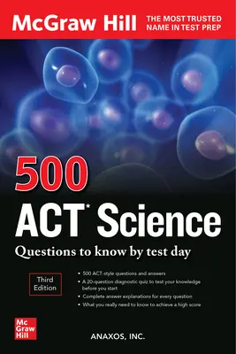 500 pytań naukowych ACT, które należy znać do dnia testu, wydanie trzecie - 500 ACT Science Questions to Know by Test Day, Third Edition