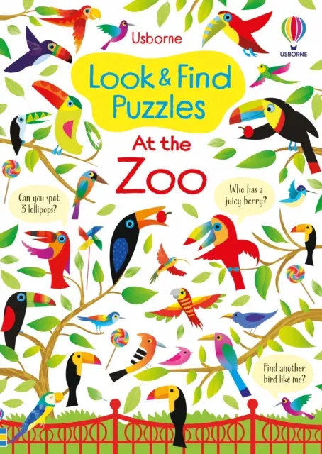 Szukaj i znajdź puzzle w zoo - Look and Find Puzzles At the Zoo