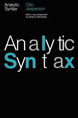 Składnia analityczna - Analytic Syntax