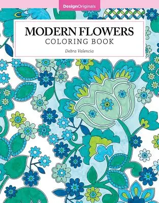 Kolorowanka z nowoczesnymi kwiatami - Modern Flowers Coloring Book