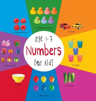 Liczby dla dzieci w wieku 1-3 lat (Engage Early Readers: Children's Learning Books) z DARMOWYM EBOOKIEM - Numbers for Kids age 1-3 (Engage Early Readers: Children's Learning Books) with FREE EBOOK