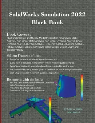 SolidWorks Simulation 2022 Czarna książka - SolidWorks Simulation 2022 Black Book