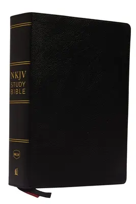 NKJV Study Bible, Premium Bonded Leather, Black, Red Letter Edition, Comfort Print: Kompletne źródło do studiowania Słowa Bożego - NKJV Study Bible, Premium Bonded Leather, Black, Red Letter Edition, Comfort Print: The Complete Resource for Studying God's Word