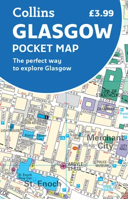 Kieszonkowa mapa Glasgow: Idealny sposób na zwiedzanie Glasgow - Glasgow Pocket Map: The Perfect Way to Explore Glasgow