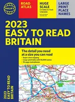 2023 Łatwy do czytania atlas drogowy Philipa Wielka Brytania - (A4 Paperback) - 2023 Philip's Easy to Read Road Atlas Britain - (A4 Paperback)