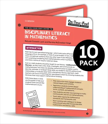 BUNDLE: Lent: The On-Your-Feet Guide to Disciplinary Literacy in Math: Pakiet 10 - BUNDLE: Lent: The On-Your-Feet Guide to Disciplinary Literacy in Math: 10 Pack